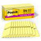 POST-IT SUPER STICKY NOTES, 24 STICKY NOTE PADS, 3 X 3 IN, CANARY YELLOW - Brand New