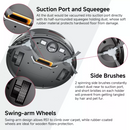 Erabros RS1 Robot Vacuum Cleaner Automatic Recharge Tangle-Free - Scratch & Dent