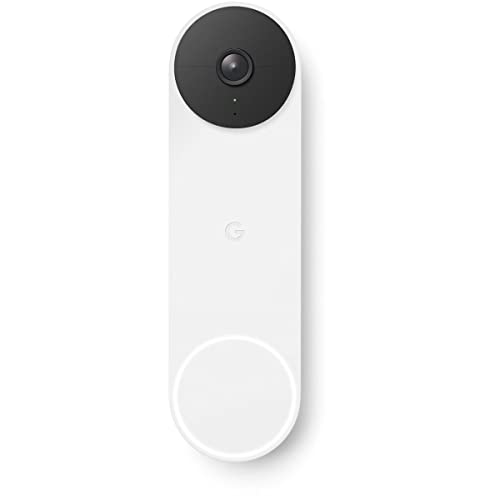 GOOGLE NEST DOORBELL BATTERY WIRELESS DOORBELL CAMERA VIDEO SNOW 1 COUNT - Brand New