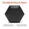 AMAZON BASICS RUBBER HEX DUMBBELL HAND WEIGHT - BLACK - Like New