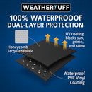 WEATHERTUFF ALL SEASON UNIVERSAL HEAVY DUTY STANDARD GRILL COVER - BLACK - Like New