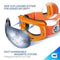 VANRORA Ski Goggles, Frameless Interchangeable Lens, Anti Fog, Orange/Gray - Like New