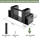 TFMUZERT Firewood Rack Outdoor Heavy Steel Storage B09WTG774T - Black - Like New