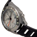 NAUTIS GLOBAL DIVE WHITE DIAL MEN'S WATCH 18093R-E - BLACK/SILVER - Like New