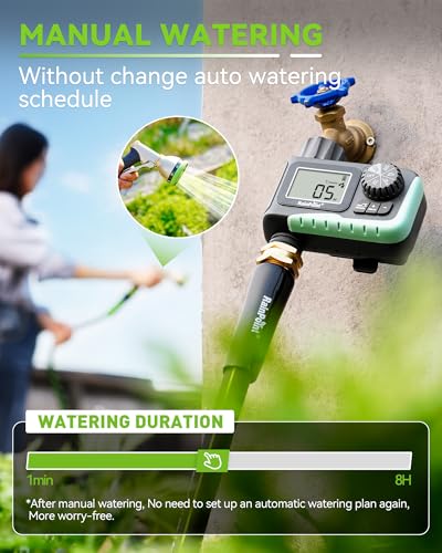 RAINPOINT SPRINKLER TIMER PROGRAMMABLE WATER GARDEN HOSE ITV105 - GRAY - Brand New
