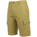 ROAMING SOUL MEN'S COTTON FLEX STRETCH CARGO SHORTS - SIZE: MEN 38 - KHAKI - Brand New