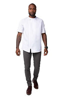CHEFS WORKS CHEF WORKS MENS VARKALA CHEF COAT SIZE MEN M WHITE CBZ03 - Brand New