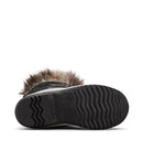 NL5203 SOREL WOMENS JOAN OF ARCTIC WATERPROOF BOOTS BLACK/QUARRY SIZE 9 - Like New