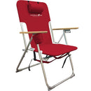 CARIBBEAN JOE 300lb Capacity Folding Beach Sand Chair Red - Brand New