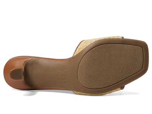 WGOLINS GUCCI WOMEN'S OLINS HEELED SANDAL - SIZE 8 WOMEN - COGNAC - Like New
