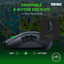 Razer Naga Pro Wireless Gaming Mouse Interchangeable RZ01-0342 - Black - Like New