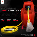 ReelWorks Extension Cord Reel Retractable 12awg x 80' Foot - Scratch & Dent