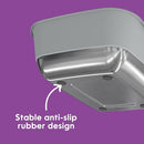 LITTER GENIE PLATINUM STAINLESS STEEL LITTER BOX | 360° VISIBILITY - SILVER - Like New