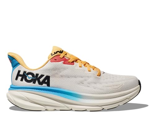 1127896 Hoka Clifton 9 Womens - Blanc De Blanc Swim Day - 8 UK - Like New