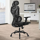 FelixKing Home Office Rolling Swivel Chair Mesh High Back B09ND5PJDG - Black - Like New
