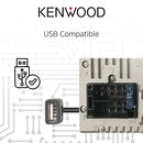KENWOOD DMX129BT 6.8" BLUETOOTH DIGITAL MEDIA (DM) BLACK - BLK SILVER - Like New