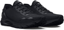 Men's UNDER ARMOUR HOVR Sonic 6 Running Shoes Black/Metallic Gun Metal - SIZE 11 - Like New