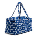 VERA BRADLEY INDIANAPOLIS COLTS LARGE TRAVEL DUFFEL BAG BANDANA BLUE  - BLUE - Brand New