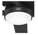 HUNTER SKYFLOW 52" 5 BLADE INDOOR / OUTDOOR LED CEILING FAN - MATTE BLACK - Like New