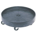 Rubbermaid Commercial Products FG265000BLA Universal Drum Dolly - Black - Brand New