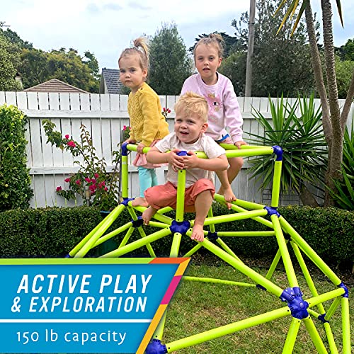 EEZY PEEZY MONKEY BARS CLIMBING TOWER - ACTIVE PLAYSET -TM200 - GREEN/BLUE - Like New
