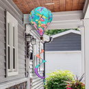 Dragonfly Garden Spring Hot Air Balloon Wind Twister 54" x 12" Briarwood Lane - Brand New
