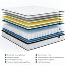 Vesgantti Mattress Twin Size 9 Inch, Fiberglass-Free | Cool Sleep Hybrid - Brand New