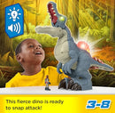 Fisher-Price Imaginext Jurassic World Dinosaur Toy Ultra Snap Spinosaurus - Brand New