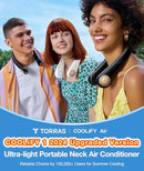 TORRAS COOLIFY AIR 2024 UPGRADE NECK AIR CONDITIONER ULTRA-LIGHT - BLACK - Like New