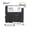 BROTHER P-TOUCH BTAG BTAG231 BLACK ON WHITE LABEL TAPE 1/2IN BY 13.1FT - Brand New