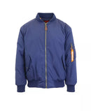 SPIRE BY GALAXY MEN'S AVIATOR JACKET - SIZE: MEN 4XL - NAVY - Brand New