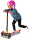 CHILLAFISH SCOTTI GLOW 3-WHEEL LEAN-TO-STEER SCOOTER WITH LIGHT-UP WHEELS - PINK - Like New