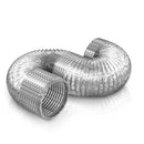 TBCDHCMC 10 INCH SINGLE-LAYER ALUMINUM PET FLEXIBLE DRYER VENT HOSE - ALUMINUM - Like New