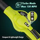 LAZYBOI LEAF BLOWER CORDLESS - 21V POWERFUL ELECTRIC LEAF BLOWER 2 BATTERIES - Like New
