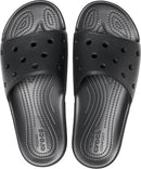 CROCS UNISEX CLASSIC SLIDE SANDALS - SIZE MEN 5 WOMEN 7 206121-001 BLACK - Brand New