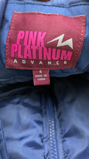 Pink Platinum Girls Snowsuits 2 Piece Waterproof Toddler Winter Size: 4 - Blue - Brand New