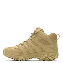 J003917 MERRELL MEN MOAB 3 MID TACTICAL WATERPROOF BOOTS, DARK COYOTE, SIZE 10 - Like New