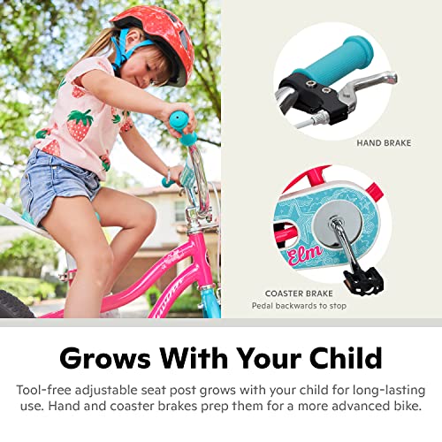 Schwinn Elm or Koen Bike or Balance Bike 12-20 Inch Bike for Kids Ages 2-13 Pink - Brand New