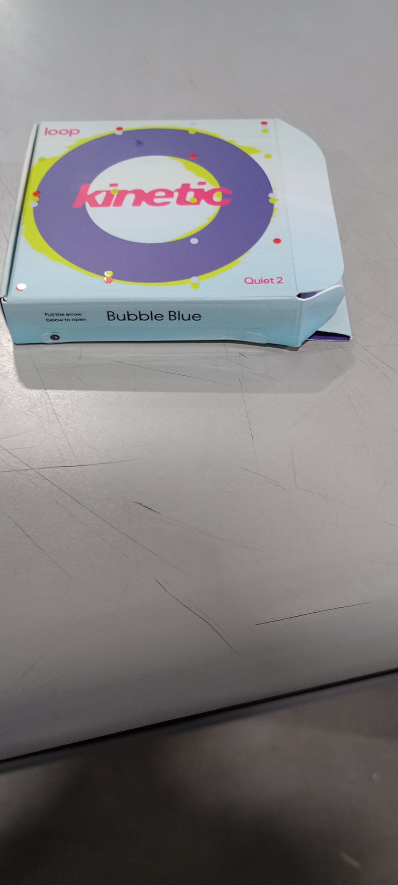 LOOP QUIET 2 EARPLUGS – ULTRA-COMFY REUSABLE NOISE-REDUCING - BUBBLE BLUE - Like New