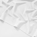 KATHY IRELAND LYOCELL & LINEN BLEND 4-PIECE SHEET SET, SIZE FULL - WHITE - Brand New