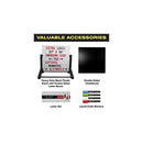 EXCELLO GLOBAL PRODUCTS SWINGING CHANGABLE MESSAGE SIDEWALK SIGN - WHITE - Like New