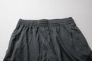 SQUARE METER MEN'S BASIC SOLID BREATHABLE ATHLETIC SHORTS - SIZE: L - CHARCOAL - Brand New