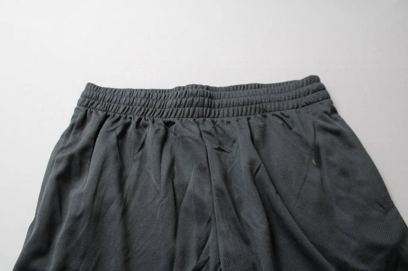 SQUARE METER MEN'S BASIC SOLID BREATHABLE ATHLETIC SHORTS - SIZE: L - CHARCOAL - Brand New