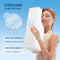COLDHUNTER COOLING CUBE PILLOW FOR SIDE SLEEPERS MEMORY FOAM - WHITE - Like New