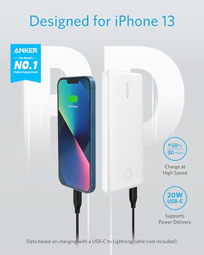 ANKER PORTABLE CHARGER, USB-C PORTABLECHARGER 10000MAH 20W POWERDELIVERY Brand New