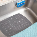 Home Basics Plastic Sink Mat, Grey - Brand New