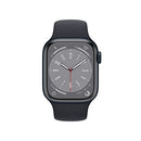 Apple Watch Series 8 Cellular 41mm Aluminum Case Midnight Sport Band MNUV3LL/A - Like New