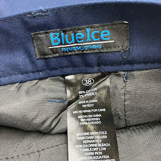 BLUE ICE REGULAR STRETCH CHINO - SIZE: MEN 38 - NAVY - Brand New
