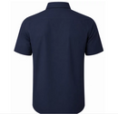 JAMES TAILOR SHORT SLEEVE DRESS SHIRT - SIZE: MEN S - NAVY - Brand New