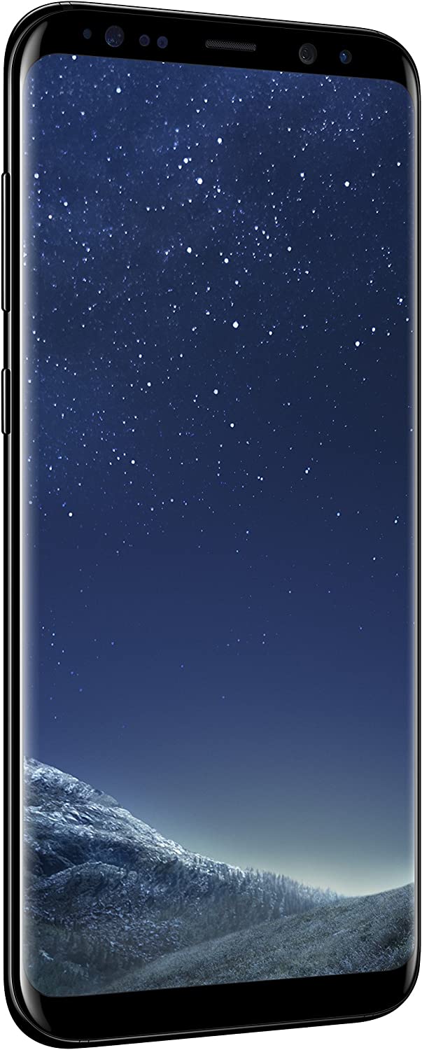 For Parts: SAMSUNG GALAXY S8 64GB CRICKET - MIDNIGHT BLACK DEFECTIVE SCREEN/LCD